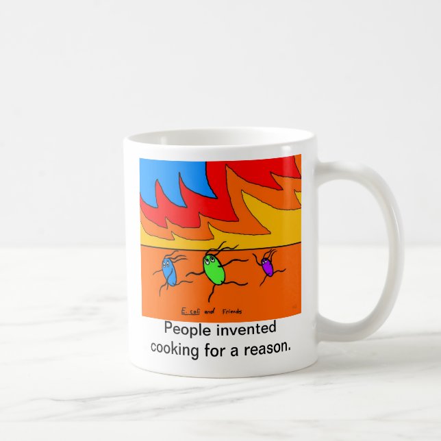 Mug Les gens ont inventé la cuisine pour une raison - (Droite)