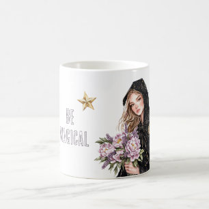 Mug Les Gold Stars sont une blonde magique féminine