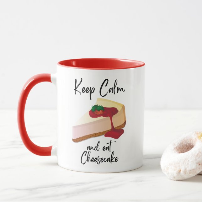 Mug Les Golden Girls gardent le calme et mangent le gâ (Avec donut)