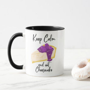 Mug Les Golden Girls gardent le calme et mangent le gâ