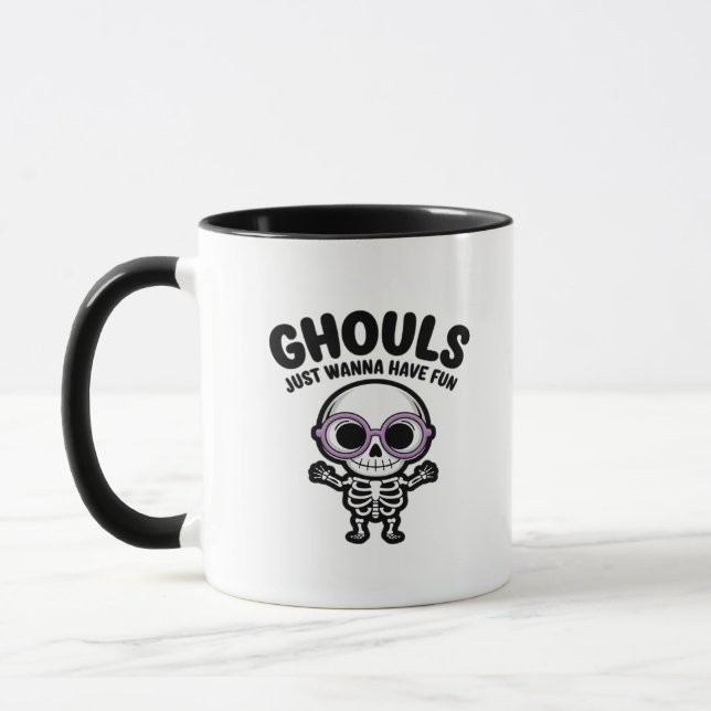 Mug Les Gouls Mignons Veux Juste Avoir Un Squelette Am (Gauche)