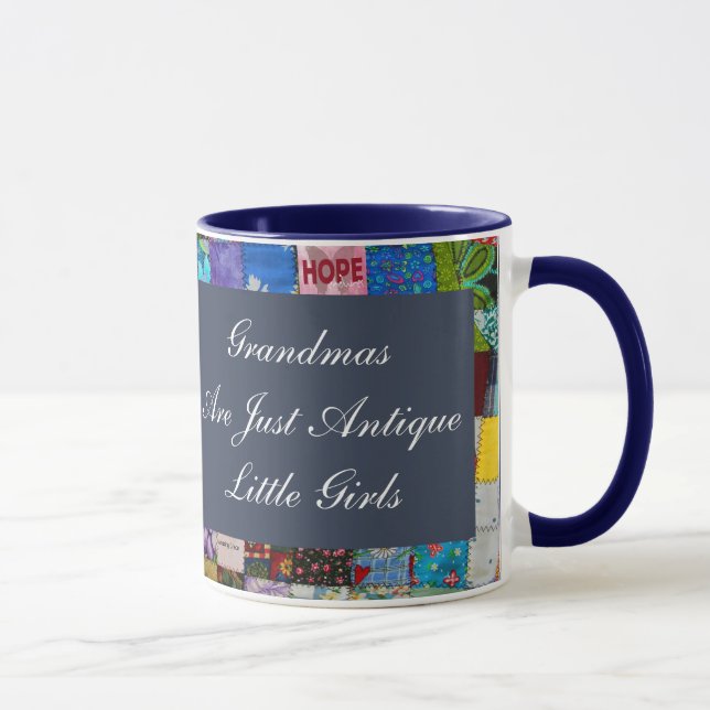 MUG LES GRAND-MAMANS SONT JUSTE DE PETITES FILLES (Droite)