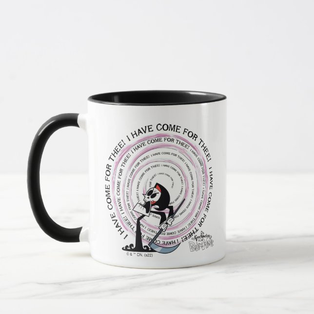 Mug Les Grandes Aventures de Billy & Mandy - Reaper (Gauche)
