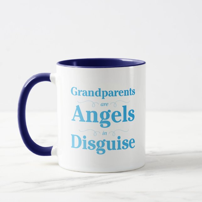 Mug Les grands-parents sont des anges dans le (Gauche)