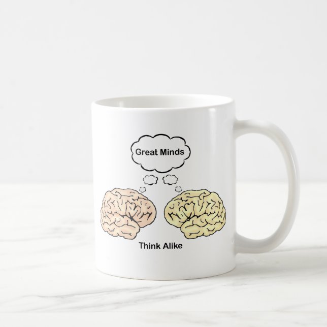 Mug Les Grands Pensés Pensent Comme ! (Droite)