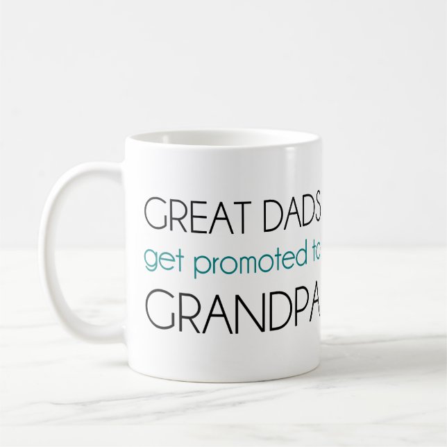 Mug Les Grands Pères Sont Promus À Grand-Père (Gauche)