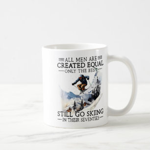 Mug Les hommes continuent d'aller skier 70 hiver Srts