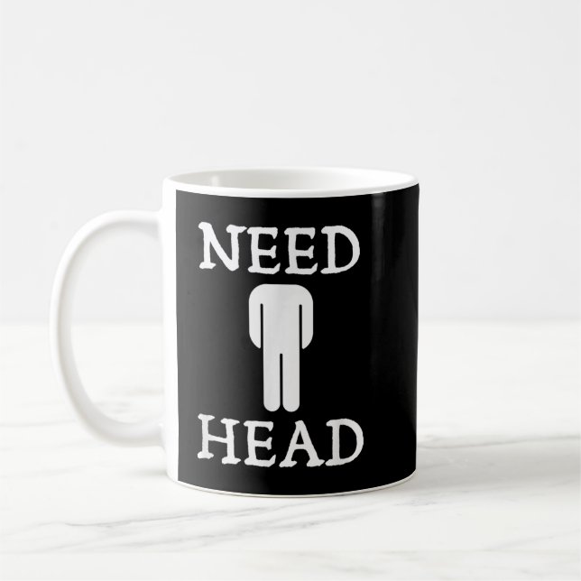 Mug Les hommes ont besoin d'une tête d'adulte humour p (Gauche)