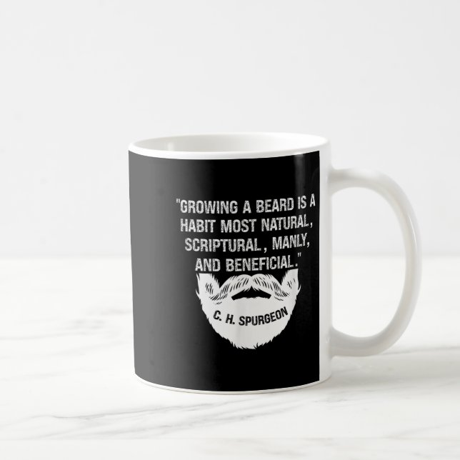 Mug Les Hommes Qui Cultivent Une Barbe Sont Naturelles (Droite)
