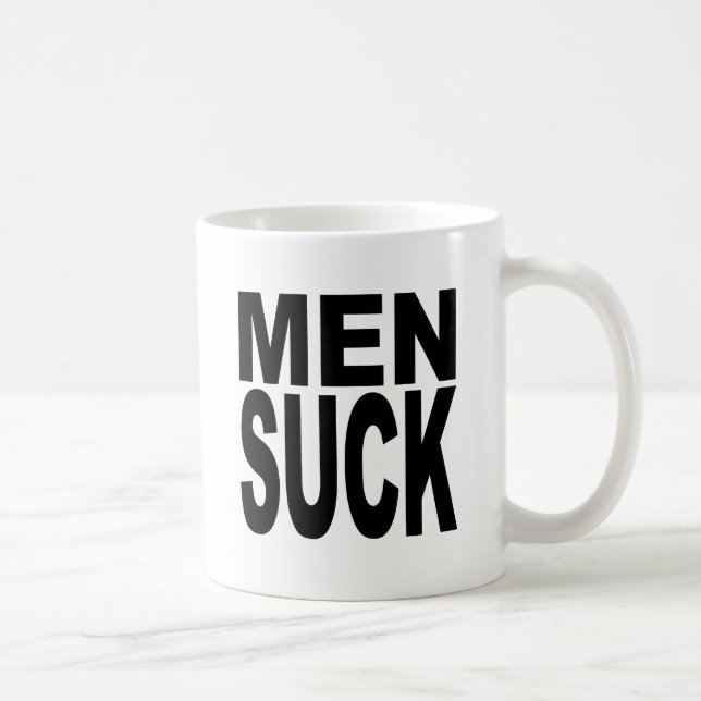 Mug Les hommes sucent (Droite)