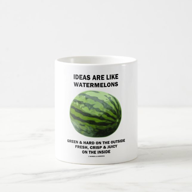 Mug Les Idées Sont Comme Les Pastèques (Nourriture Pou (Centre)