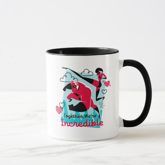 Mug Les Incroyables| Nous sommes une Valentine incroya (Droite)