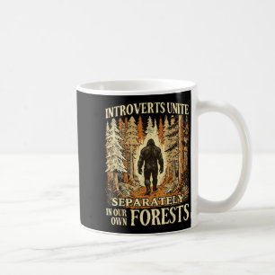 Mug Les introvertis drôles s'unissent dans nos forêts