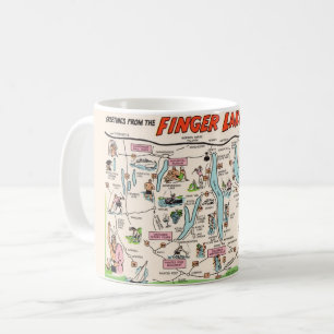 Mug Les lacs Finger de New York