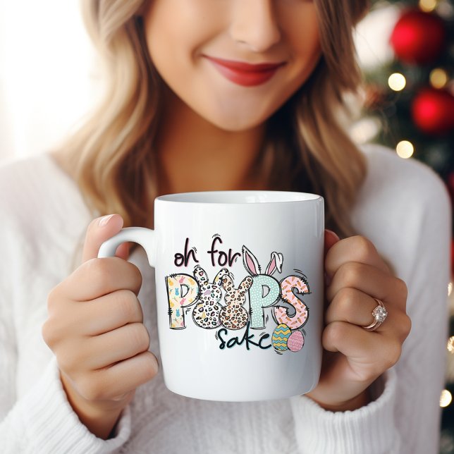 Mug Les Lapins De Pâques Oh Pour Le Saumon Des Peeps! (Créateur téléchargé)