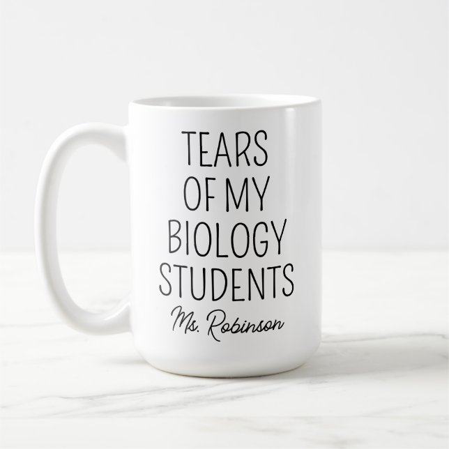 Mug Les larmes de mes étudiants en biologie, Appréciat (Gauche)