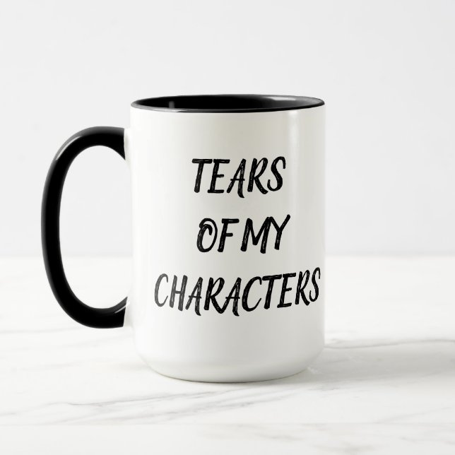 Mug Les larmes de mes personnages s'emparent (Gauche)