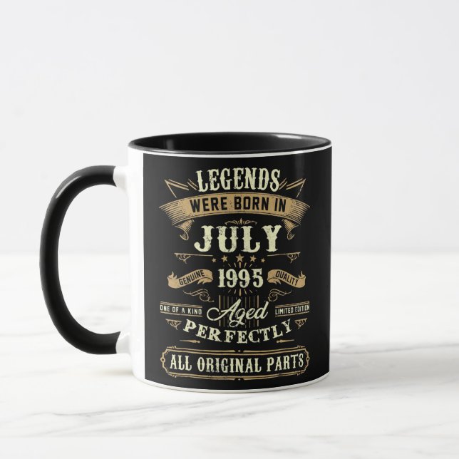 Mug Les Légendes Sont Nées En Juillet 1995 27ème Anniv (Gauche)