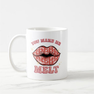 Mug Les lèvres de la Saint-Valentin Embrassez-moi Fair
