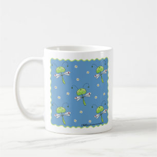 Mug Les libellules et les marguerites