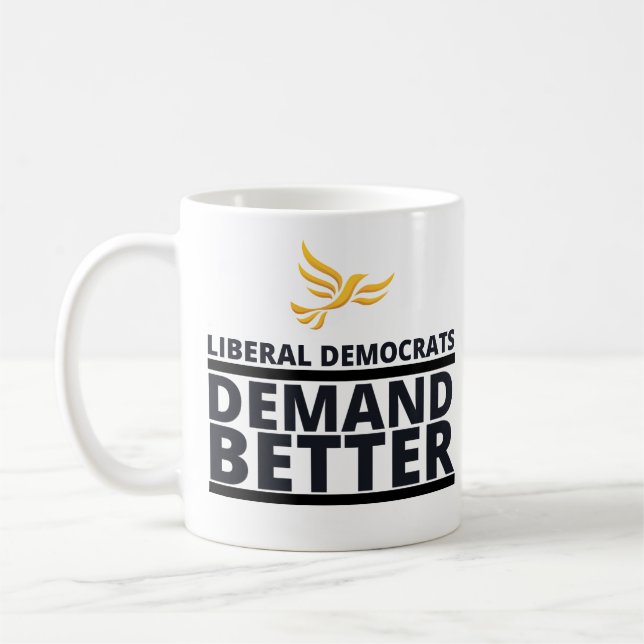 Mug Les libéraux démocrates exigent une meilleure (Gauche)