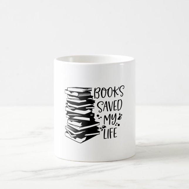 Mug Les livres m'ont sauvé la vie (Centre)