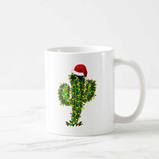 Mug Les lumières de Noël du Saguaro (Droite)