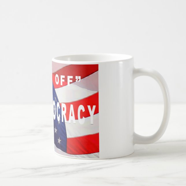 MUG "LES MAINS DE NOTRE DÉMOCRATIE" (Droite)