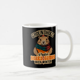 Mug Les marmottes préfèrent les jeux de société à l'hi
