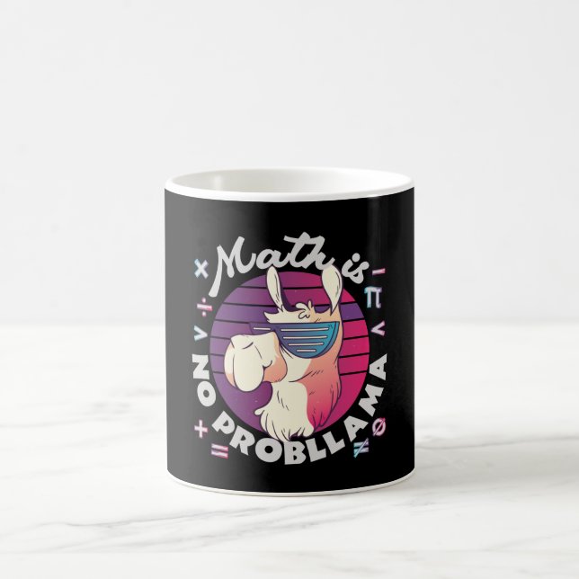 Mug Les maths c'est pas un probLlama (Centre)