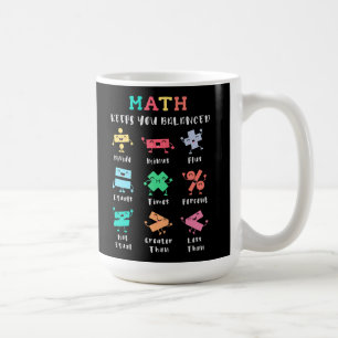 Mug Les maths vous gardent en équilibre
