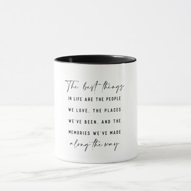 Mug Les Meilleures Choses Dans La Vie Belle Citation (Centre)
