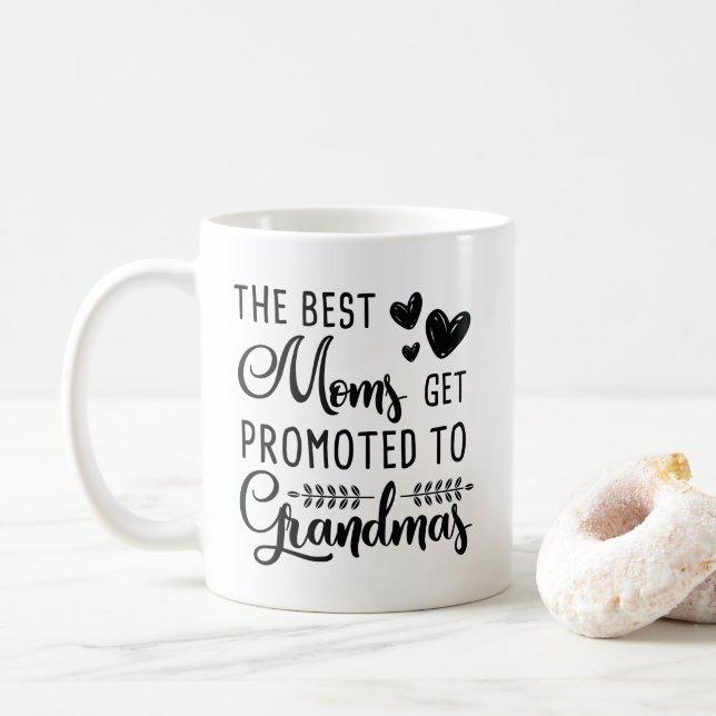 Mug Les meilleures mamans obtiennent promues aux (Avec donut)
