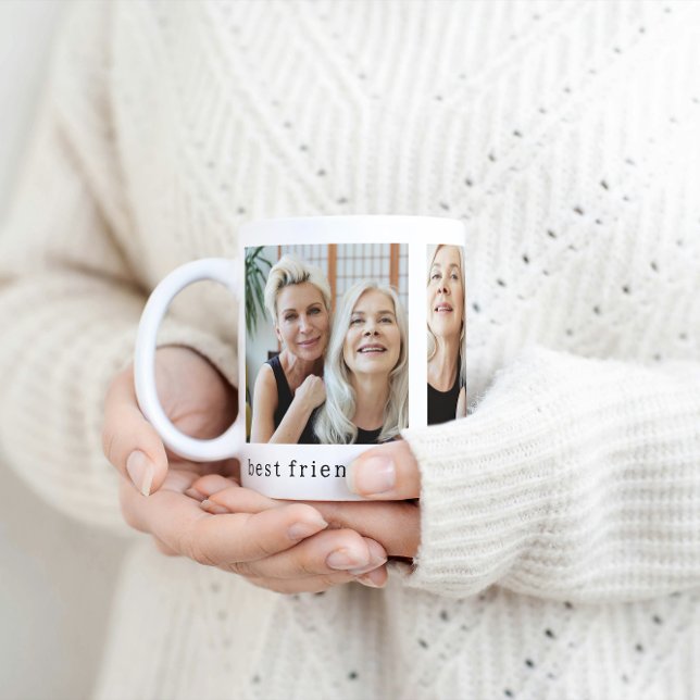 Mug Les meilleurs amis ne vous laissez pas drôles Phot (Simple Funny Quote Photo Best Friend Mug
)
