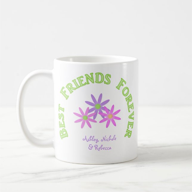 Mug Les meilleurs amis personnalisés attaquent pour (Gauche)