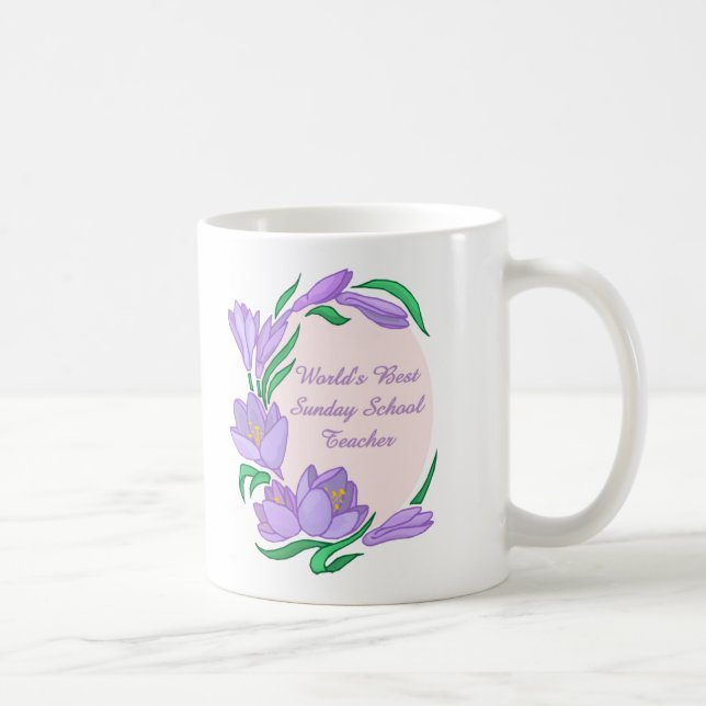 Mug Les meilleurs cadeaux d'enseignants du dimanche au (Droite)