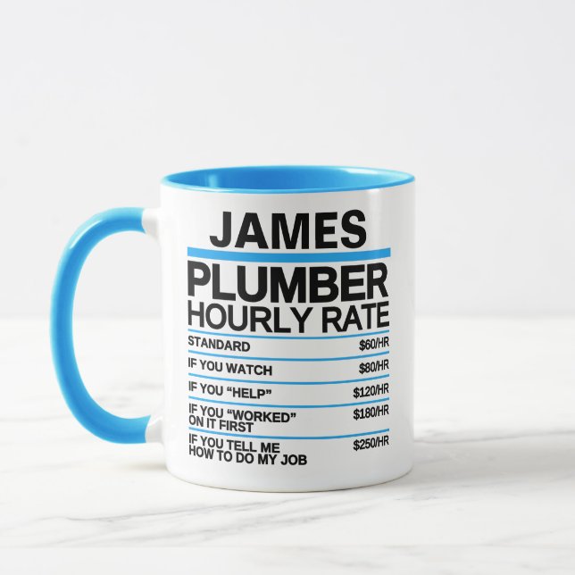 Mug les meilleurs cadeaux pour plombiers - drôle de pl (Gauche)
