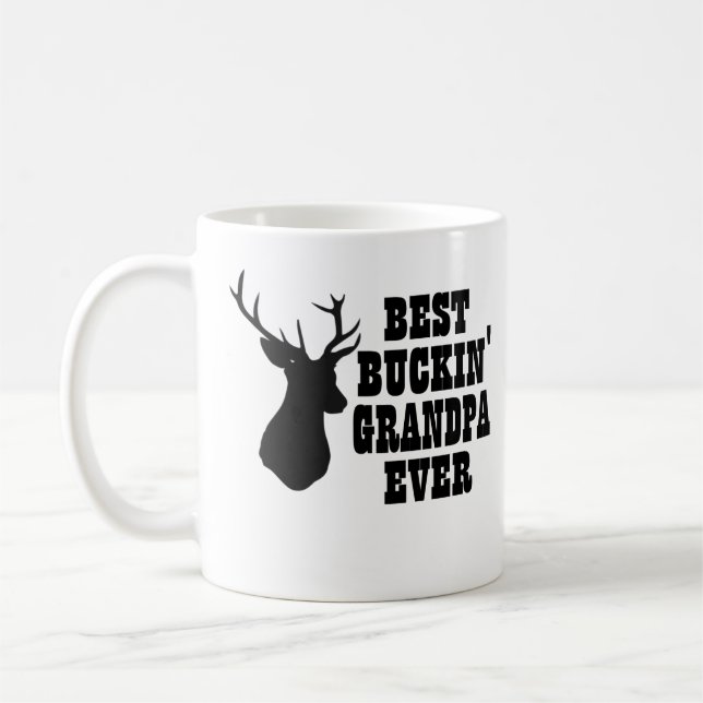 Mug Les meilleurs cerfs communs de grand-papa de (Gauche)
