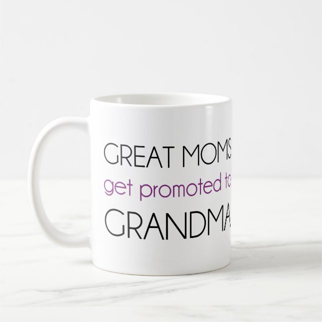 Mug Les Mères Géniales Sont Promues À Grand-Mère (Gauche)