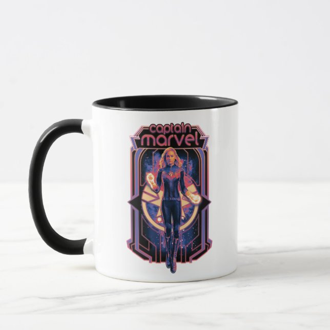 Mug Les merveilles Capitaine Marvel Caractère Graphiqu (Gauche)