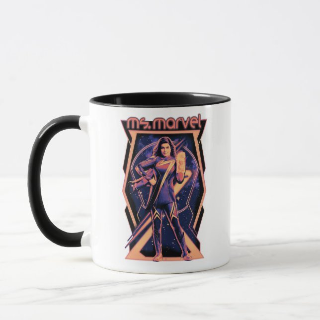 Mug Les merveilles Mme Marvel Caractère Graphique (Gauche)