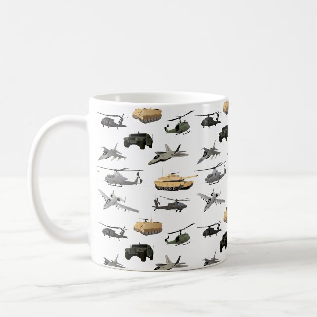 Mug Les militaires américains modèlent (Gauche)