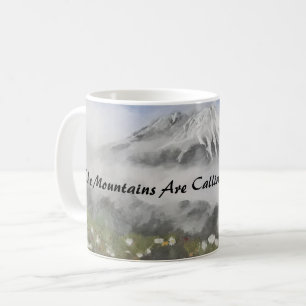 Mug Les montagnes appellent et je dois aller !