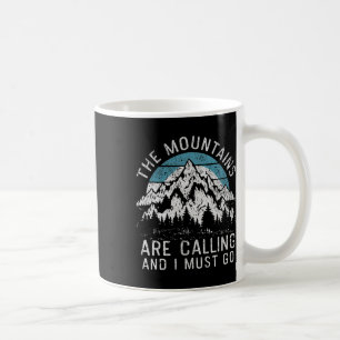 Mug Les montagnes appellent Randonnée Camping Hommes F
