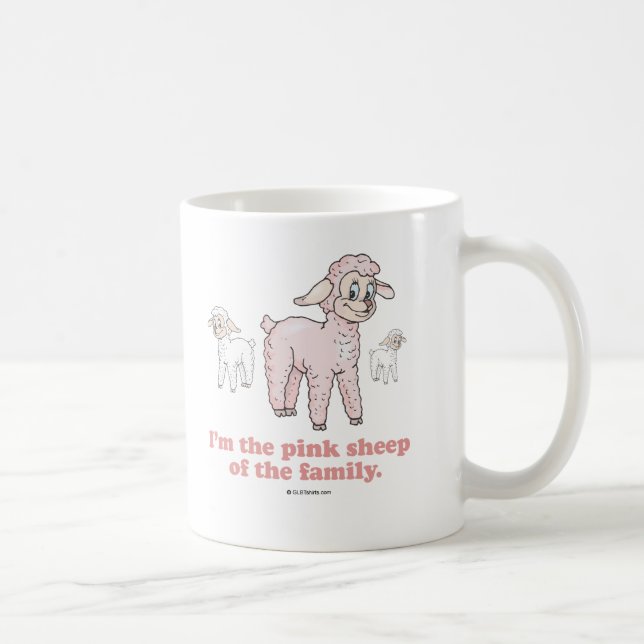 MUG LES MOUTONS ROSES (Droite)