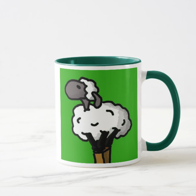 Mug Les moutons solitaires nettoient (Droite)