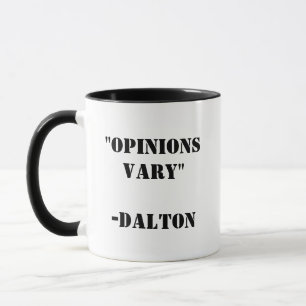 Mug "Les opinions divergent" -Dalton
