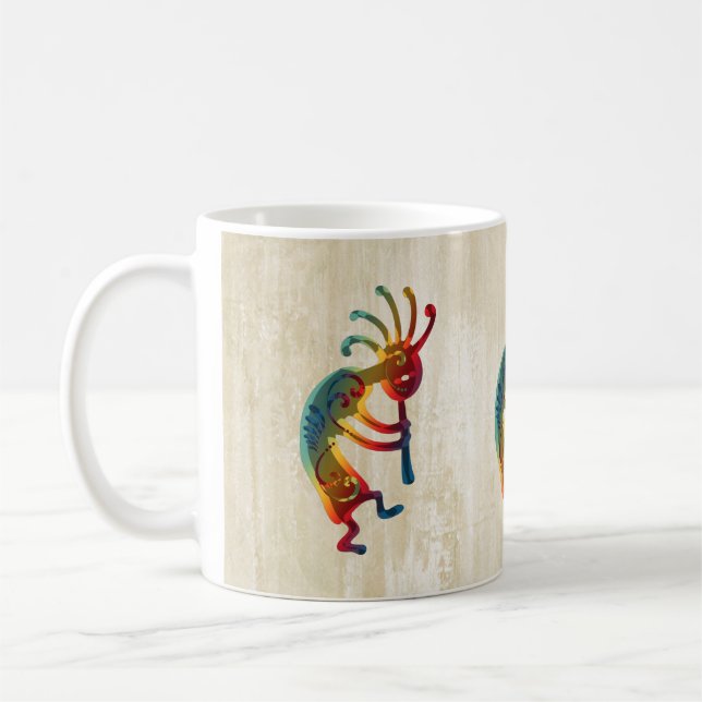 Mug Les ornements KOKOPELLI + vos idées (Gauche)
