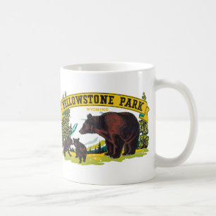 Mug Les ours Brown Vintages dans le parc national de Y