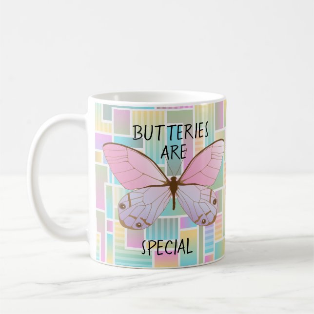 Mug Les papillons sont spéciaux (Gauche)